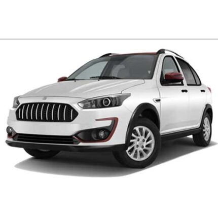 اتاق کامل اطلس دستی سفید با سقف مشکی با نامه سانروف دار (تیبا)