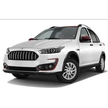 اتاق کامل اطلس دستی سفید با سقف مشکی با نامه سانروف دار (تیبا)