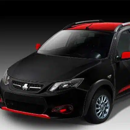 اتاق کوئیک آر اتومات مشکی سقف قرمز با نامه