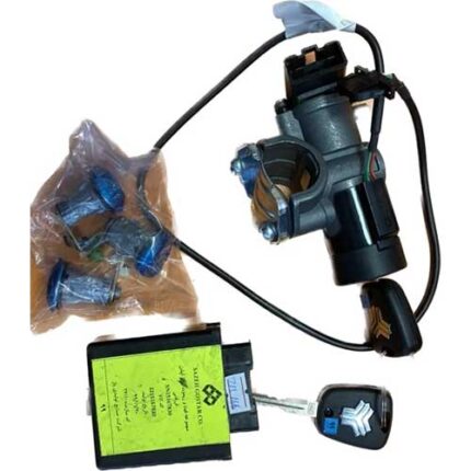 سوئیچ کامل (قفل و سوییچ و ریموت زیمنس اهرمی کامل -CI) (تیبا)